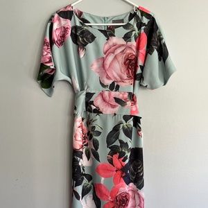 Phase Eight Floral Kimono Dress